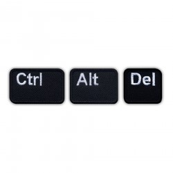 Ctrl + Alt + Del - set of 3 patches
