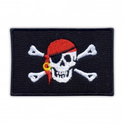 Flag of Pirates - Jolly Roger with bandana