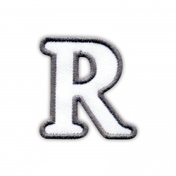 Letter R - white