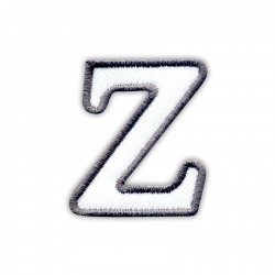 Letter Z - white