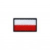 Flag of Poland 3.5 x 2.0 cm (small-black)