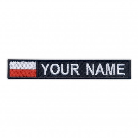 Name Patch with flag of Poland