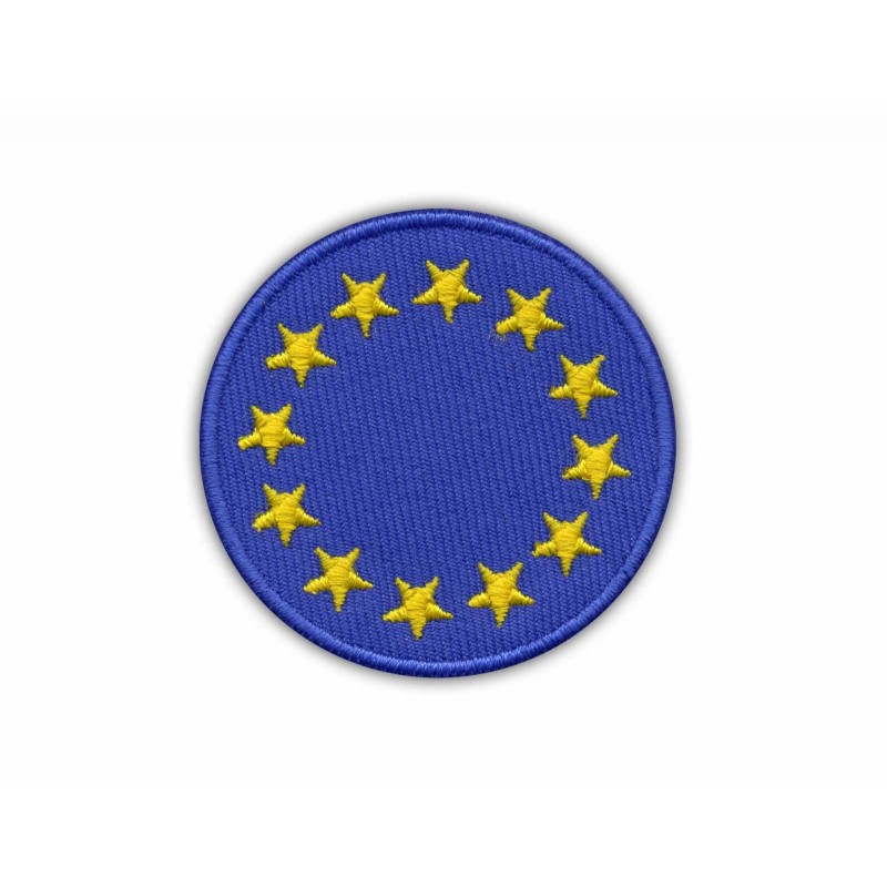 3 European Flags EU Flags European Union Sew-On/Iron-On Patch Set 0934 