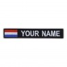 Name Patch with flag of the Netherlands