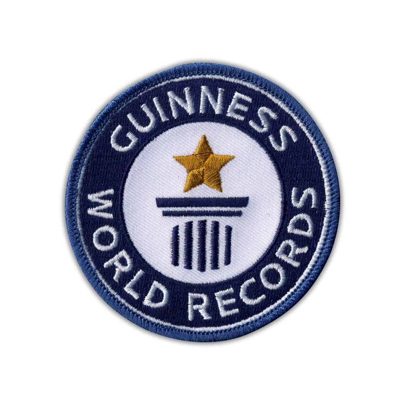 Guinness world records - small Embroidered Patch/Badge