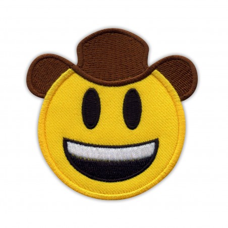 Smiling cowboy in hat - small