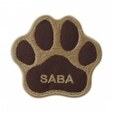 Custom Pet's PAW with your own text 3"