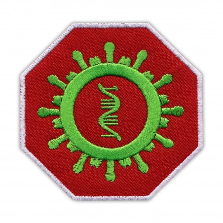 STOP VIRUS - flashy green