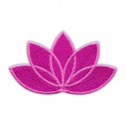 LOTUS flower pink - white edge