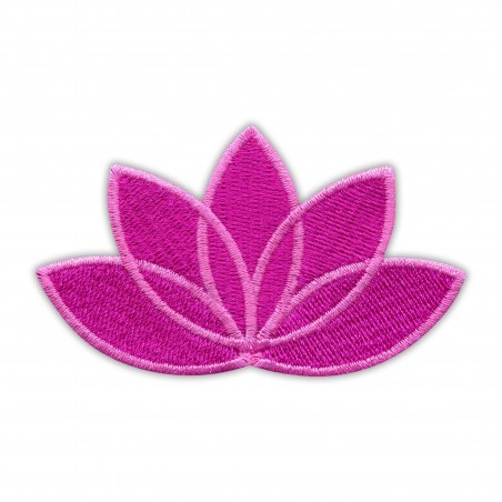 LOTUS flower dark pink - pink edge
