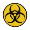 Biohazard - biological threat - round yellow