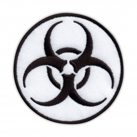 Biohazard - biological threat - round white