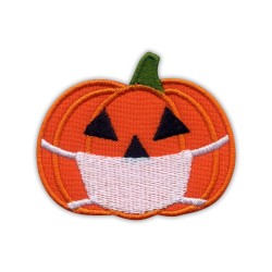 Halloween Pumpkin with face mask