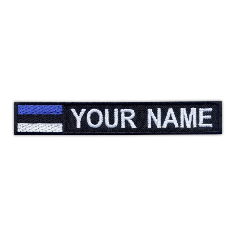 Name Patch with flag of Estonia