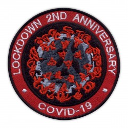 LOCKDOWN 2ND ANNIVERSARY COVlD - red