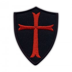 Knights Templar Shield - black