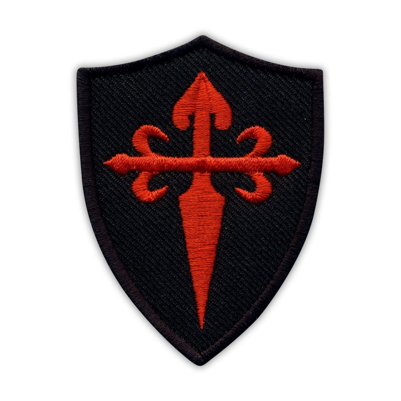Red Cross of Saint James on the black shield
