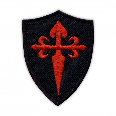 Red Cross of Saint James on the black shield