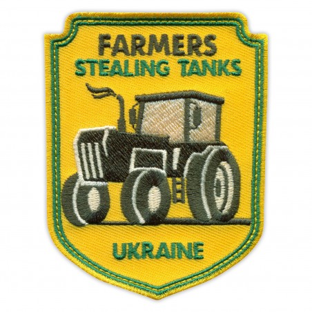 FARMERS Stealing Tanks - Yellow Patch with Green Tractor
