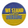 We stand with UKRAINE - round patch