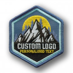20 x Custom Mountain Expedition / Scout / Camp / Outdoor Logo Embroidered Patch