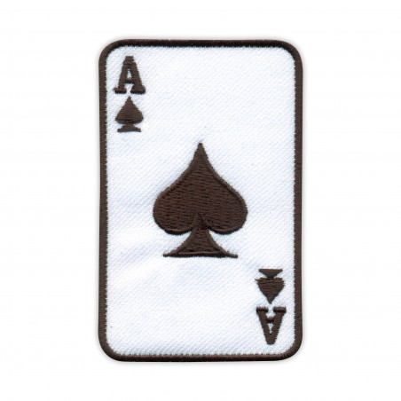 The Ace of Spades - the Spadille, Death Card - white background