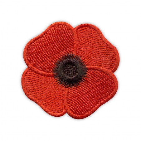 Red POPPY FLOWER - symbol of remembrance of the First World War