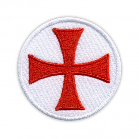 The Templar Cross - round patch