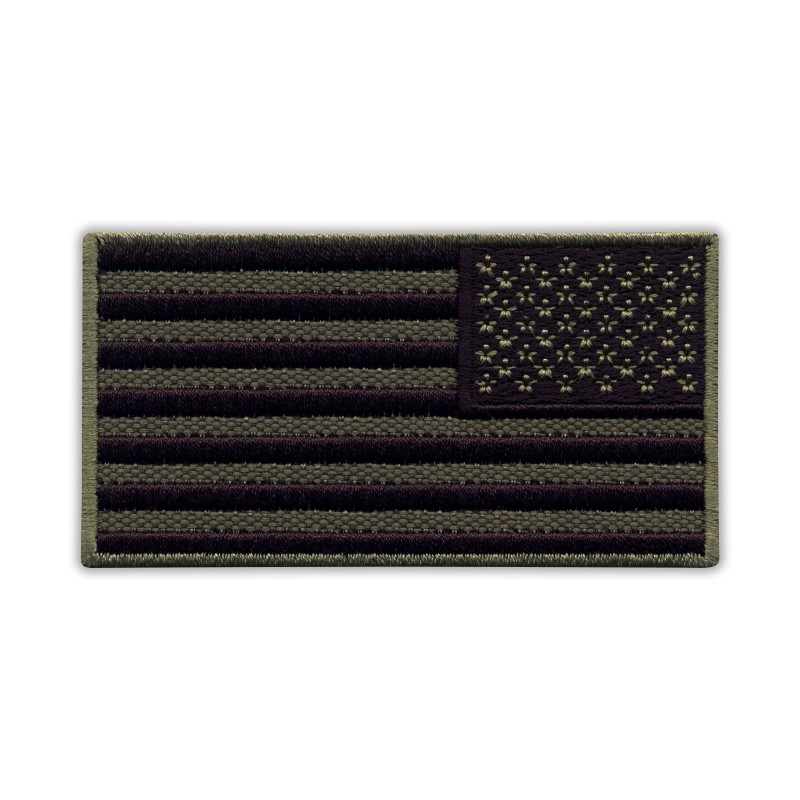 Flag of the United States of America - subdued - reverse