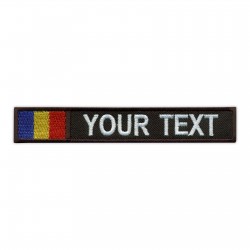 Name Patch with flag of Romania