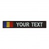 Name Patch with flag of Romania