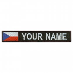 Name Patch with flag of the...