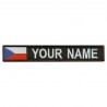 Name Patch with flag of the Czech Republic
