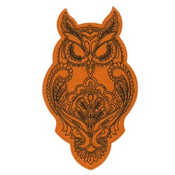 Large Owl, Eagle-Owl - orange