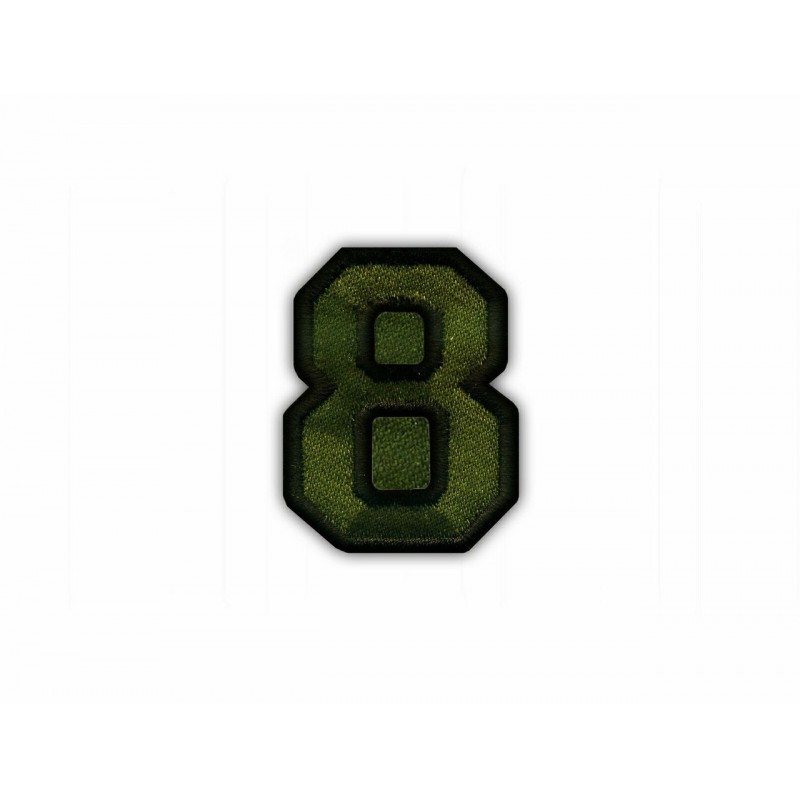 The digit 8 - khaki