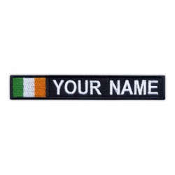 Name Patch with flag of Ireland