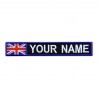 Name Patch with flag of Great Britain