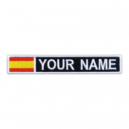 Name Patch with flag of Spain